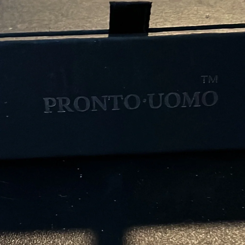 NIB Pronto Uomo silver cuff links